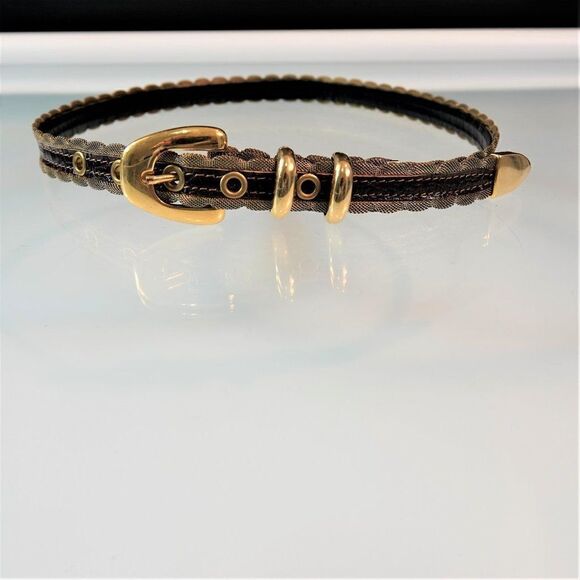 Fashion Dress Belt Mesh And Leather Skinny - Picture 9 of 9